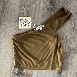 Off the shoulder crop top